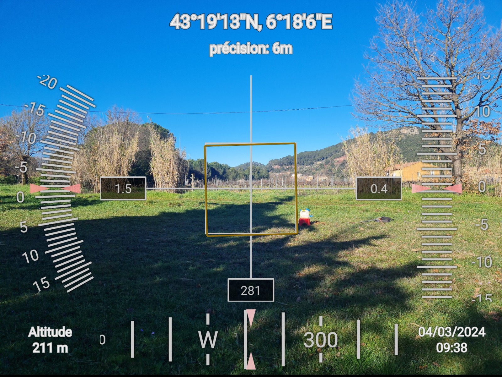 Mise aux normes d'une ancienne fosse septique sur la commune de GONFARON  - topographie