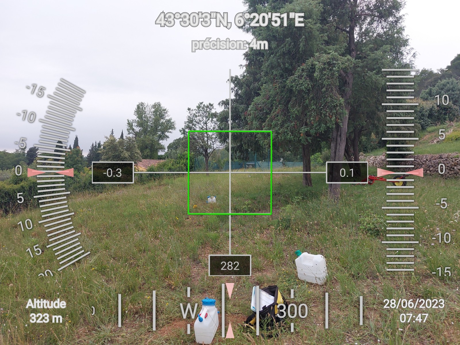 Etude hydraulique, tests de perméabilité, 83510 à LORGUES dans le Var (83)