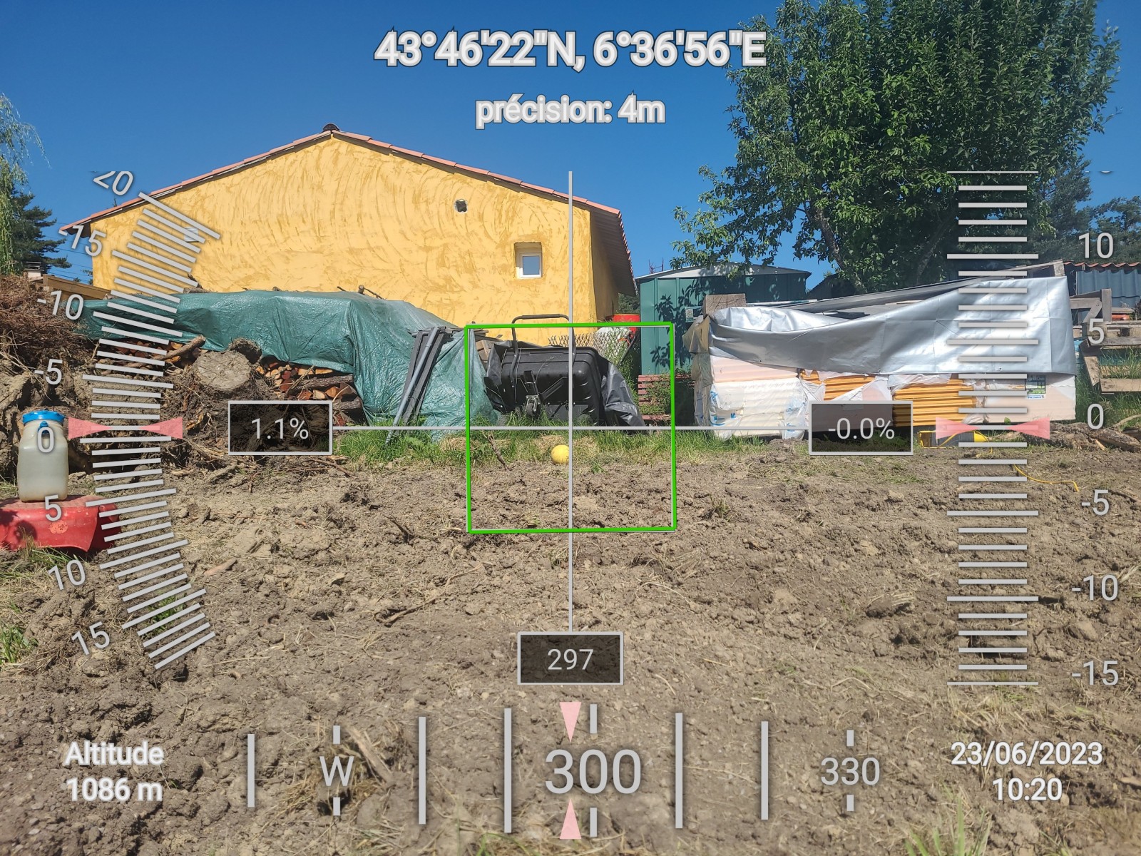 Mesure de topographie Étude de sol hydrogéologique en assainissement non collectif anc sur la Martre dans le Var 83 pour une réhabilitation de fosse septique d'une maison existante