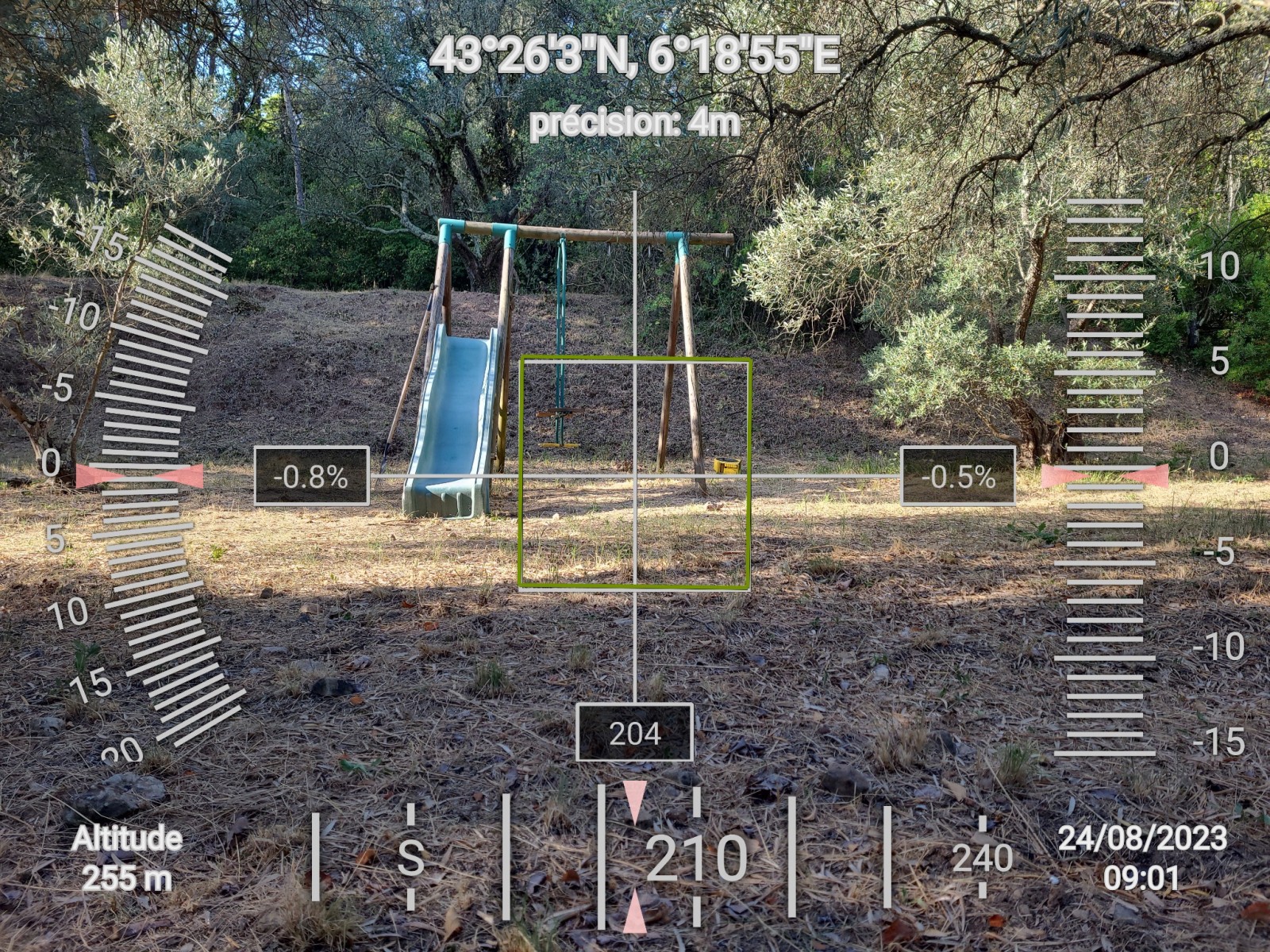 Topographie Etude de sol hydrogéologique en assainissement non collectif anc sur le Thoronet dans le Var 83 pour une maison de hameau