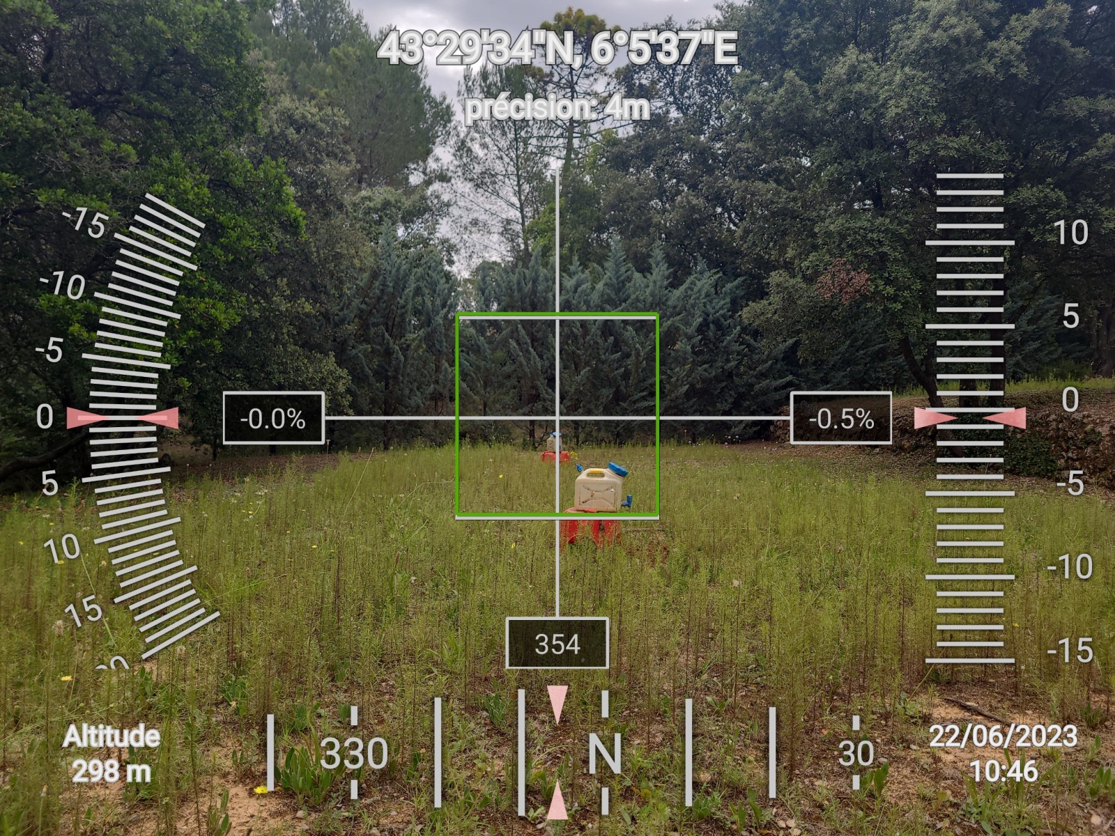 Topgraphie Étude de sol hydrogéologique assainissement non collectif ANC d'une ancienne fosse septique d'une belle villa sur sur Correns dans le Var 83