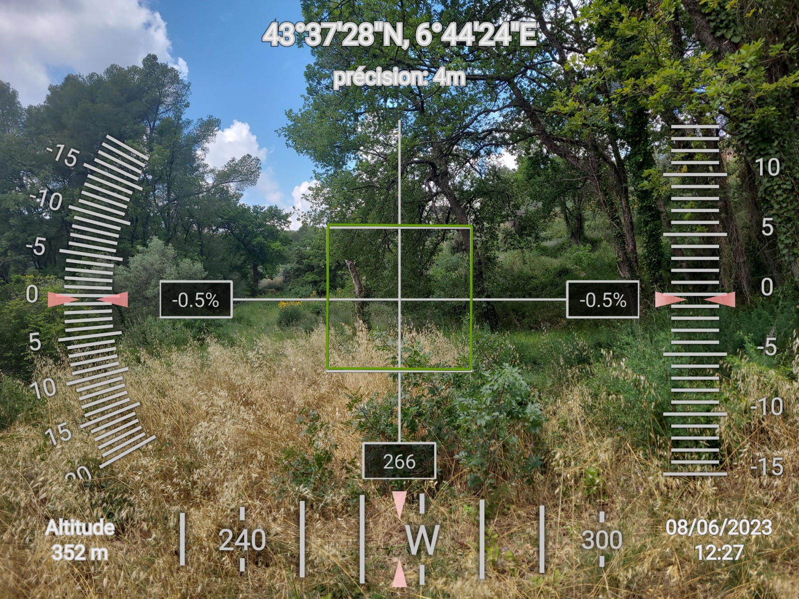 Topographie Étude de sol hydrogéologique en assainissement non collectif ANC sur Callian dans le Var 83 pour une construction neuve