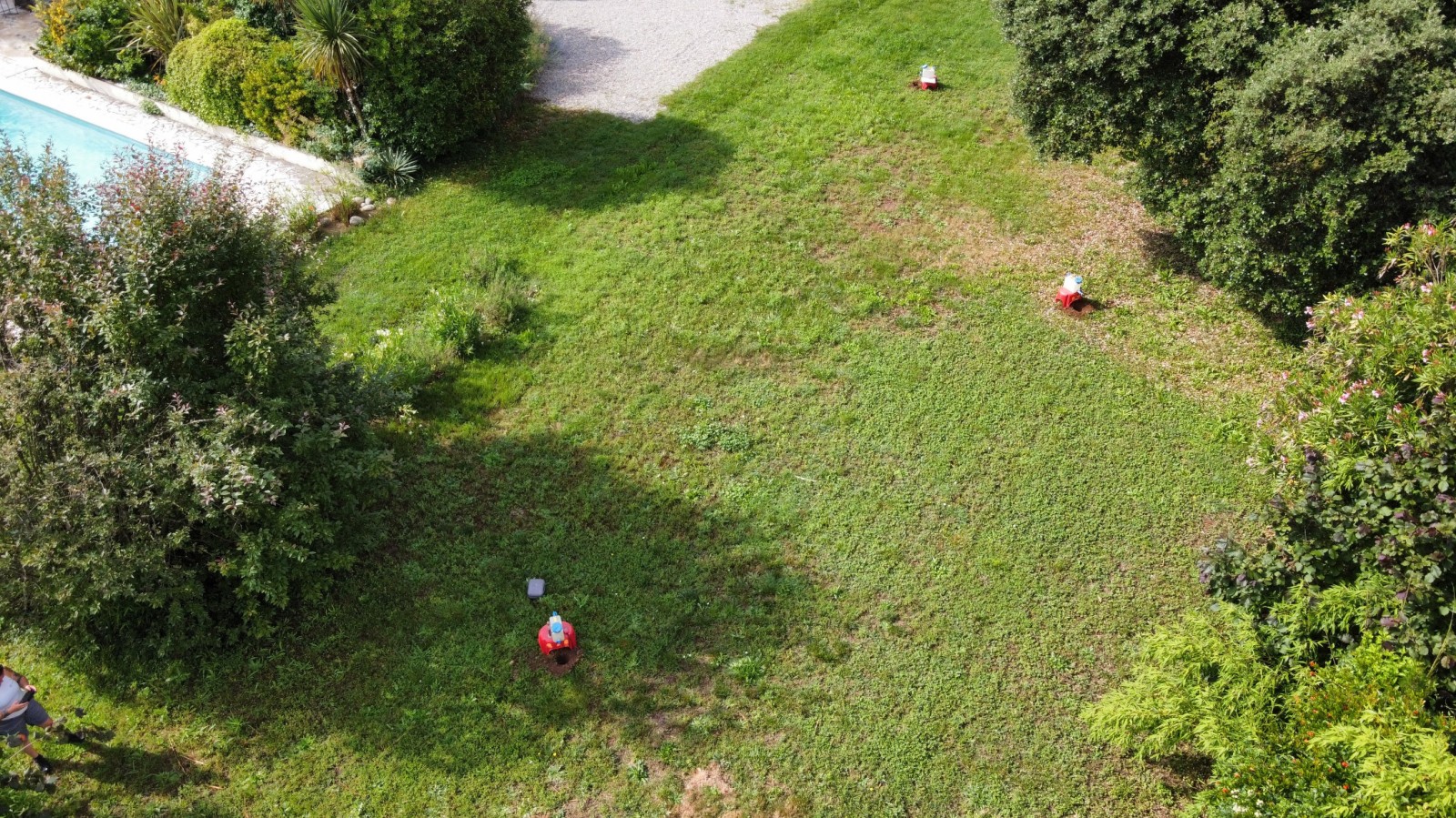 Etude de sol hydrogéologique pour la définition d'une filière d'assainissement non collectif sur la commune de LE THORONET dans le VAR (83) - vue d'ensemble de la zone étudiée