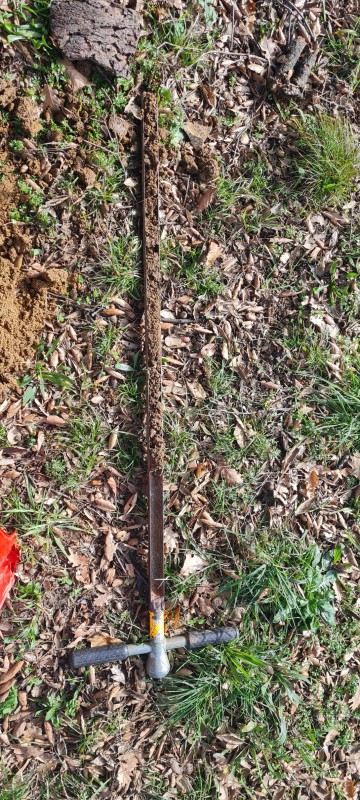 Intervention sur chantier pour la réalisation d'une étude hydrogéologique - carottage