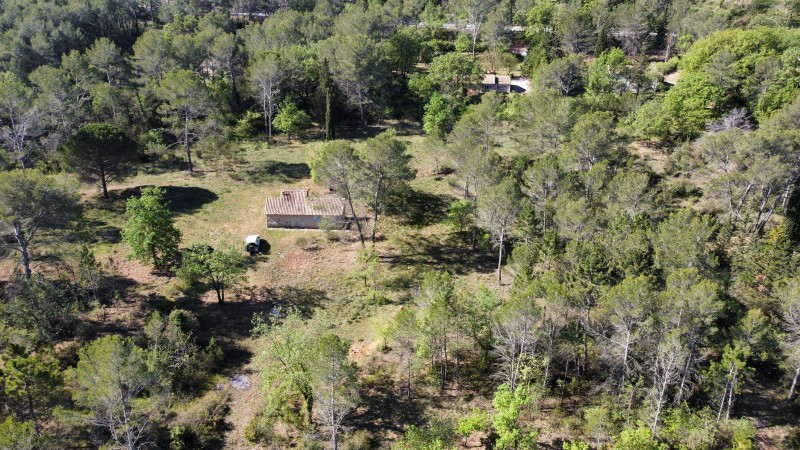 Étude de sol en assainissement non-collectif pour une habitation à rénover avec extension sur Figanières dans le Var 83