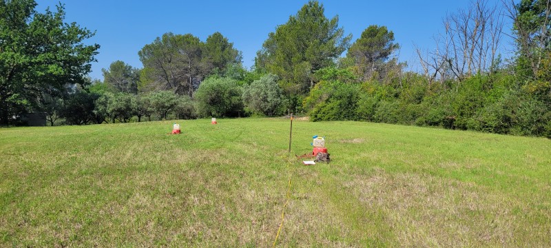 Tests d'infiltration iÉtude de sol hydrgéologique pour la conformité d'un assainissement non collectif sur les Arcs sur Argens dans le Var 83