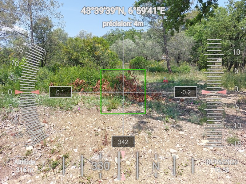 Tests de perméabilité pour une etude hydraulique, construction,  OPIO, 06650, Alpes Maritimes.