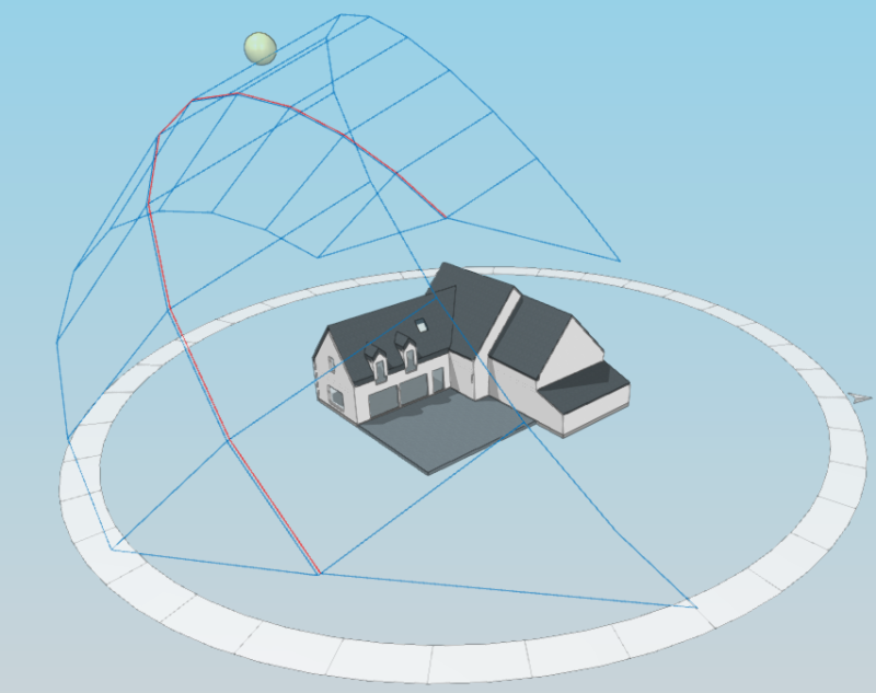 Etude Bbio RE2020 extension d'une villa exitante sur la commune de NOISY LE ROI dans des Yvelines (78)