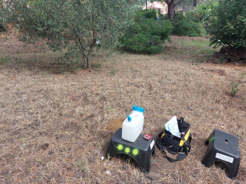 Etude hydraulique  avec tests de perméabilité pour un système de régulation des eaux pluviales pour une extension sur Sainte Maxime, 83120 dans le Var 83.