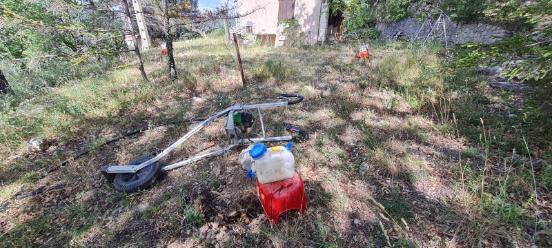 vue d'ensemble des sondages Etude de sol hydrogéologique pour la définition d'une filière d'assainissement non collectif sur la commune de BARGEMON dans le VAR (83)